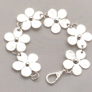 Large Daisy Dot Chain Bracelet