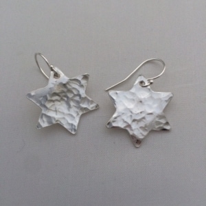 Silver Star Earrings