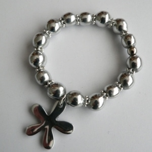 Chunky Flower Drop Bracelet