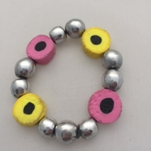 Chunky Liquorice Allsort Bracelet