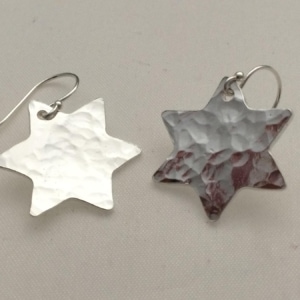 Silver Star Earrings