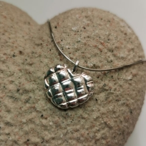 Quilted Heart pendant