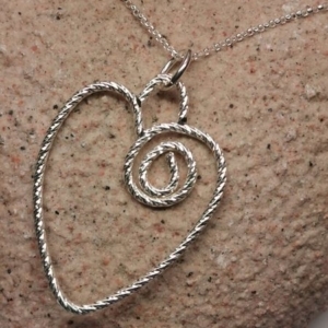 Twisted Heart Pendant